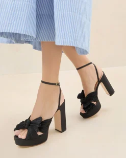Natalia Pearl Platform Bow Heel