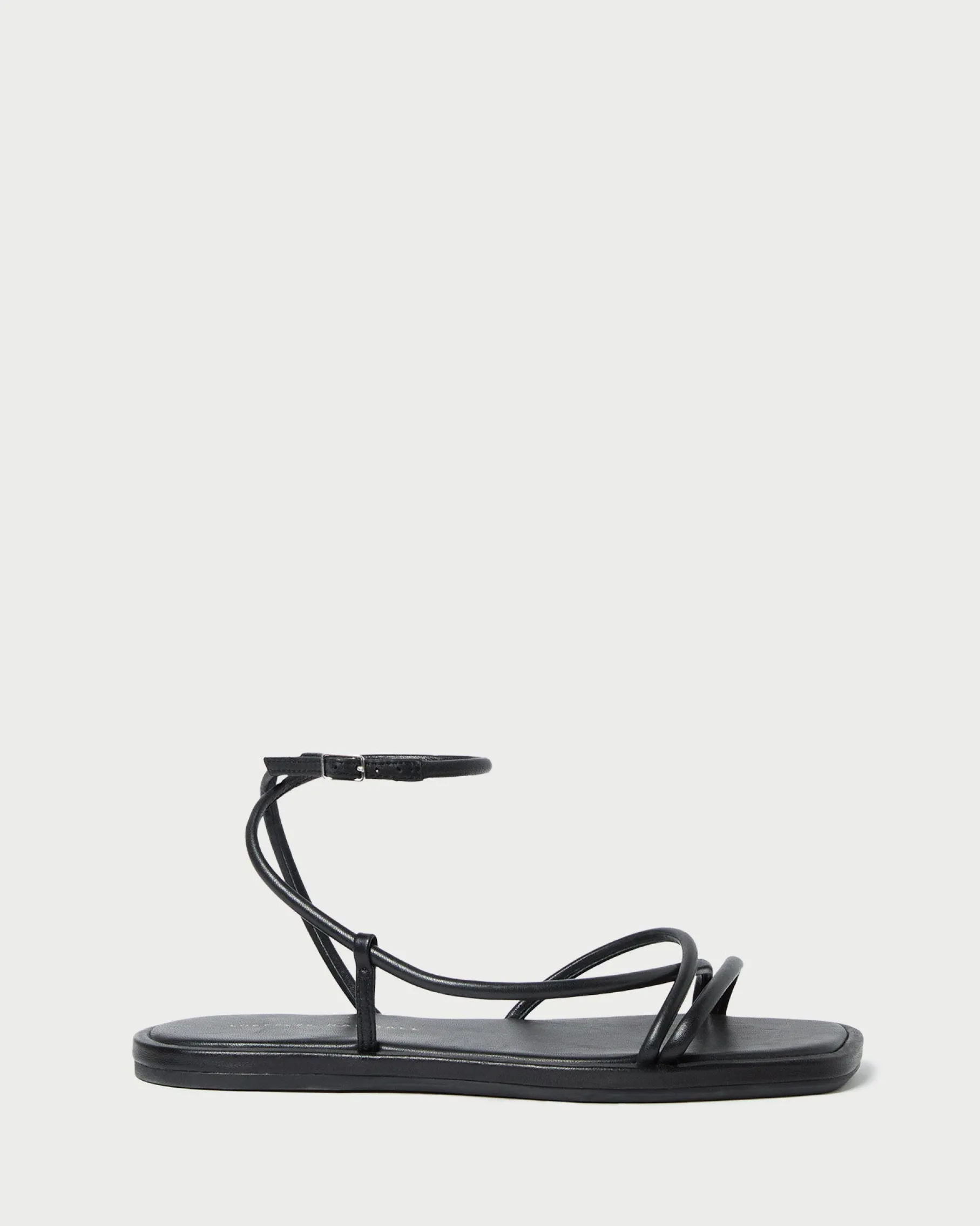 Noor Gold Leather Flat Sandal