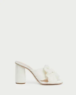 Penny Pearl Pleated Bow Heel