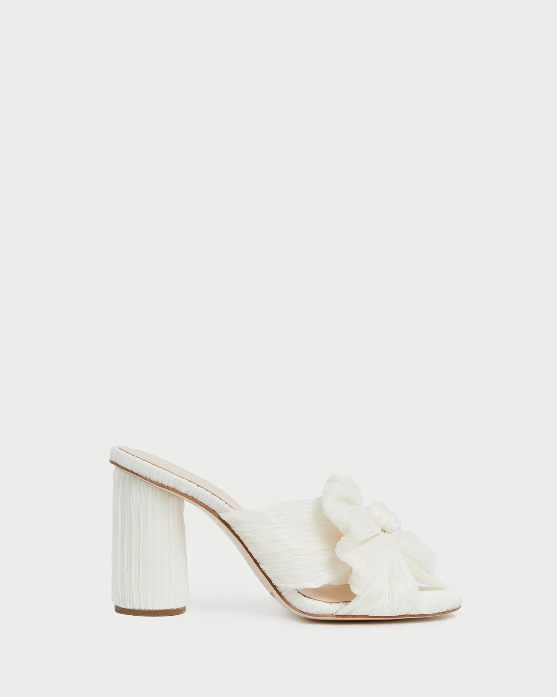 Penny Pearl Pleated Bow Heel