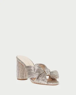 Penny Pearl Pleated Bow Heel