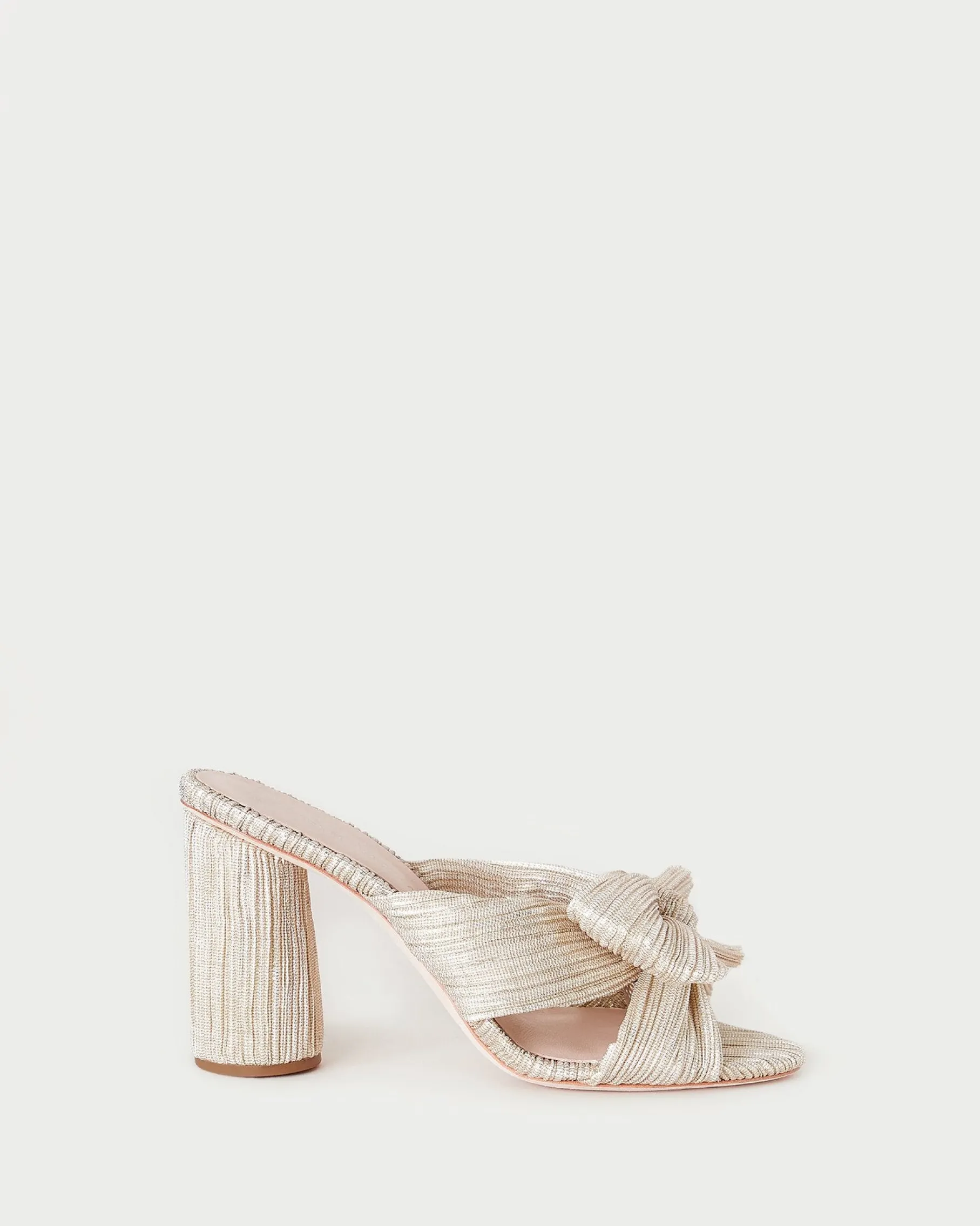 Penny Pearl Pleated Bow Heel