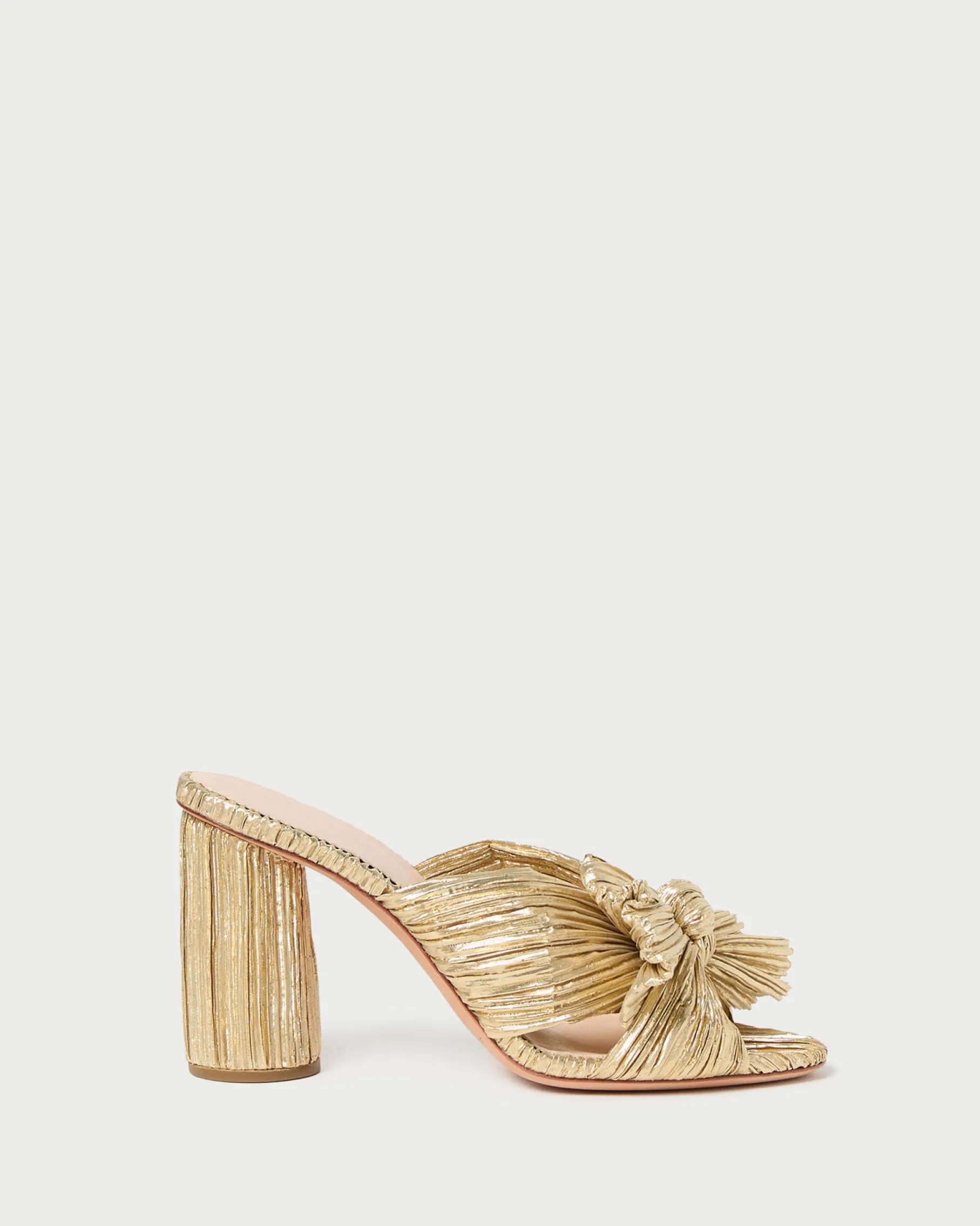 Penny Pearl Pleated Bow Heel