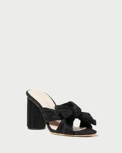 Penny Pearl Pleated Bow Heel