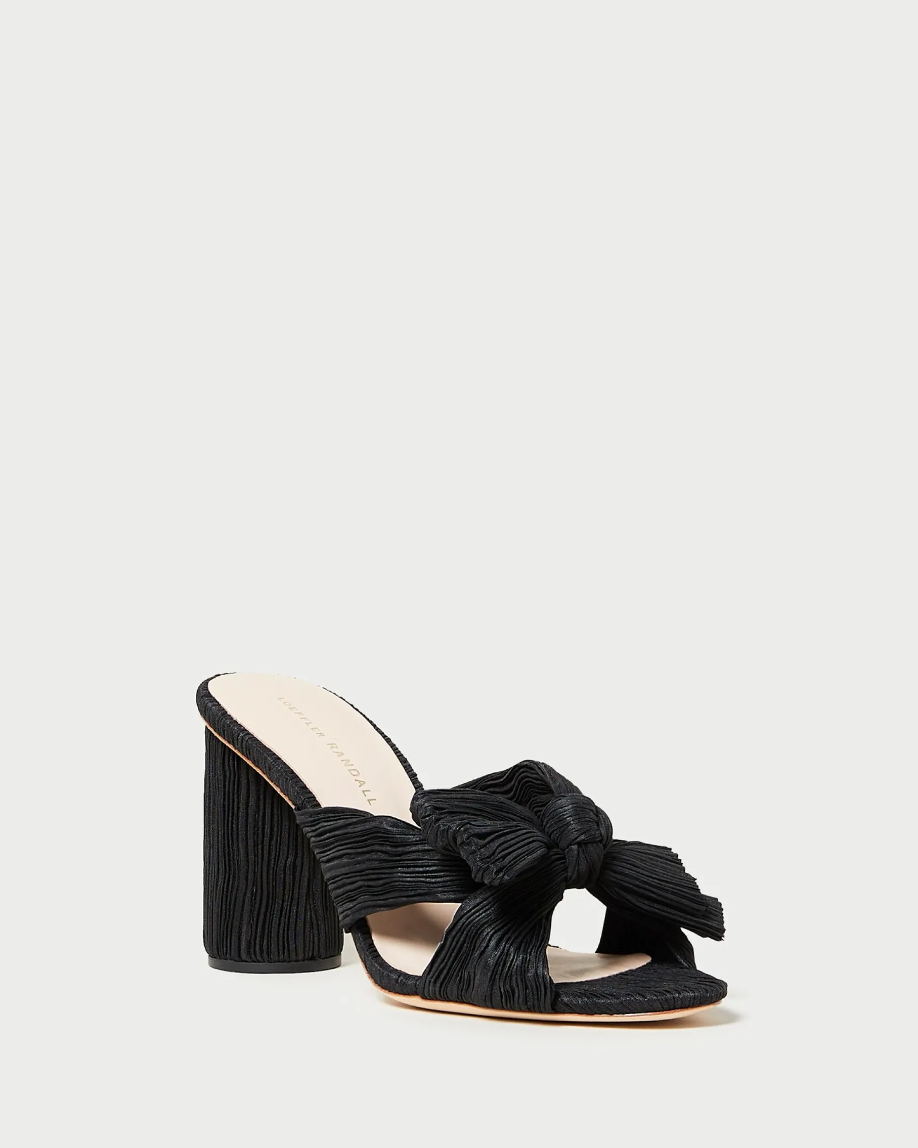 Penny Pearl Pleated Bow Heel