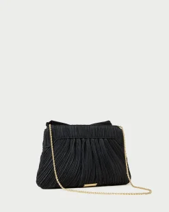 Rayne Black Bow Clutch