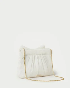 Rayne Champagne Bow Clutch