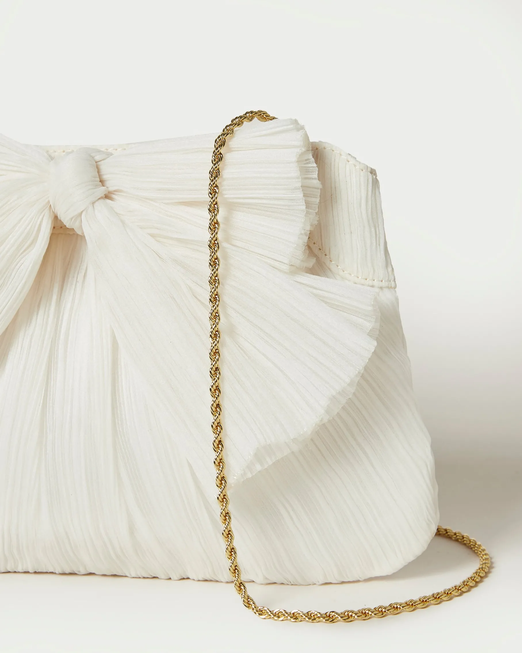 Rayne Pearl Bow Clutch