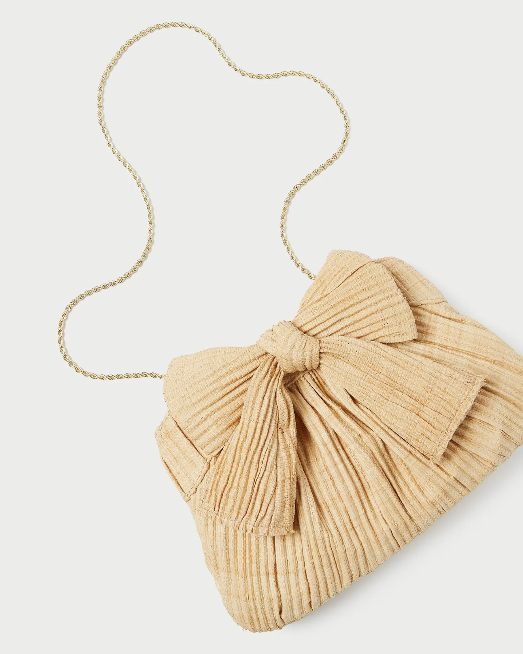 Rayne Pearl Bow Clutch