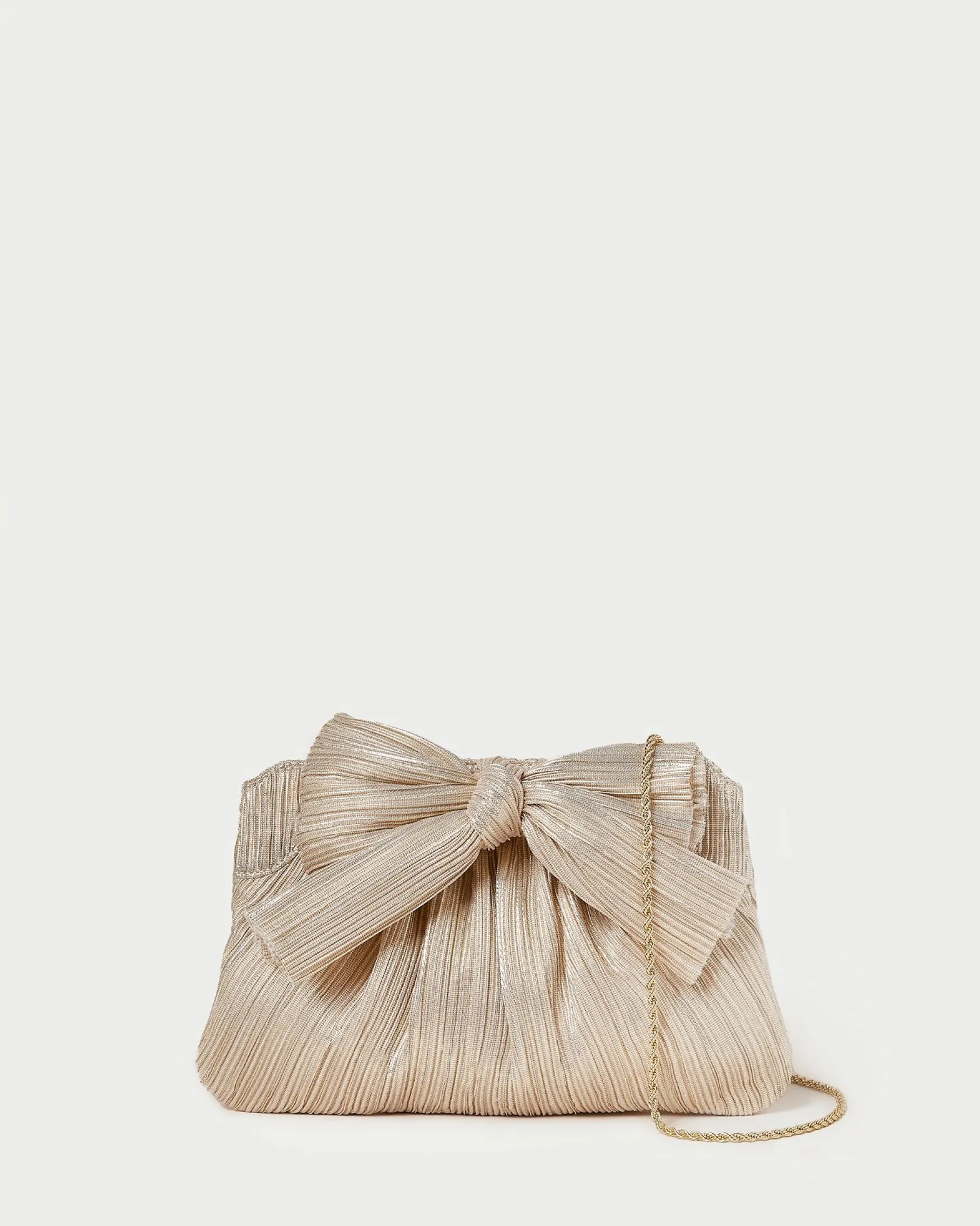Rayne Pearl Bow Clutch