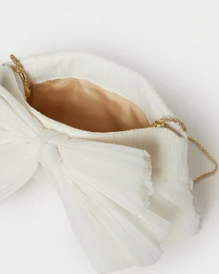Rayne Pearl Bow Clutch