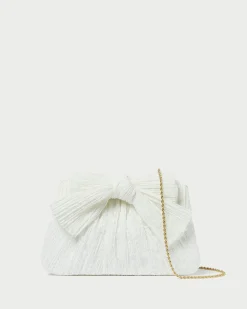 Rayne Pearl Bow Clutch