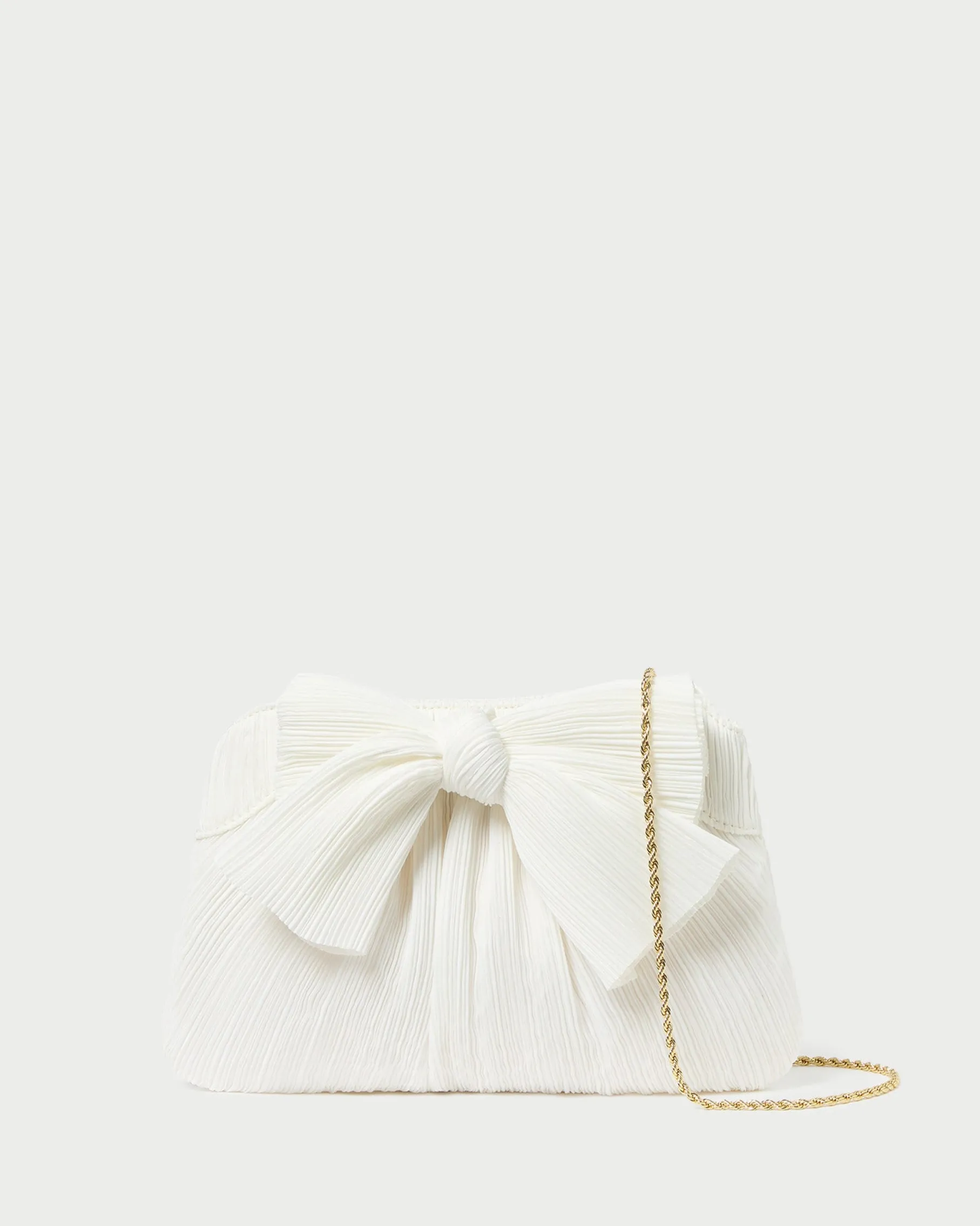 Rayne Pearl Bow Clutch