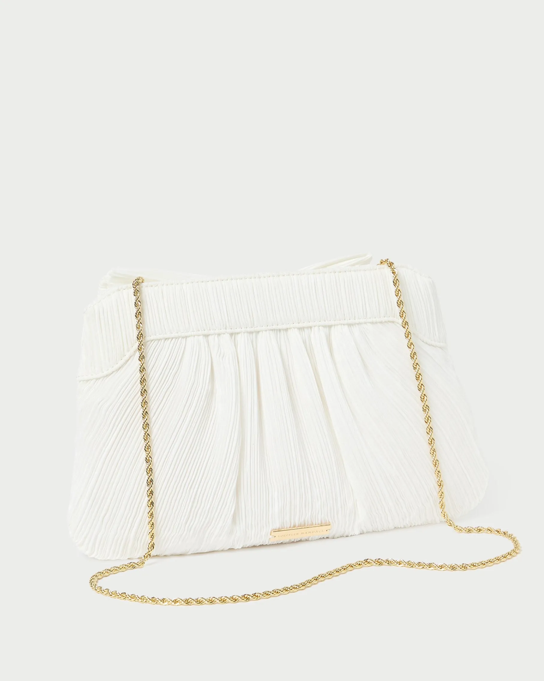 Rayne Pearl Bow Clutch