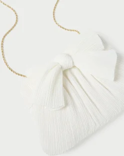 Rayne Pearl Bow Clutch