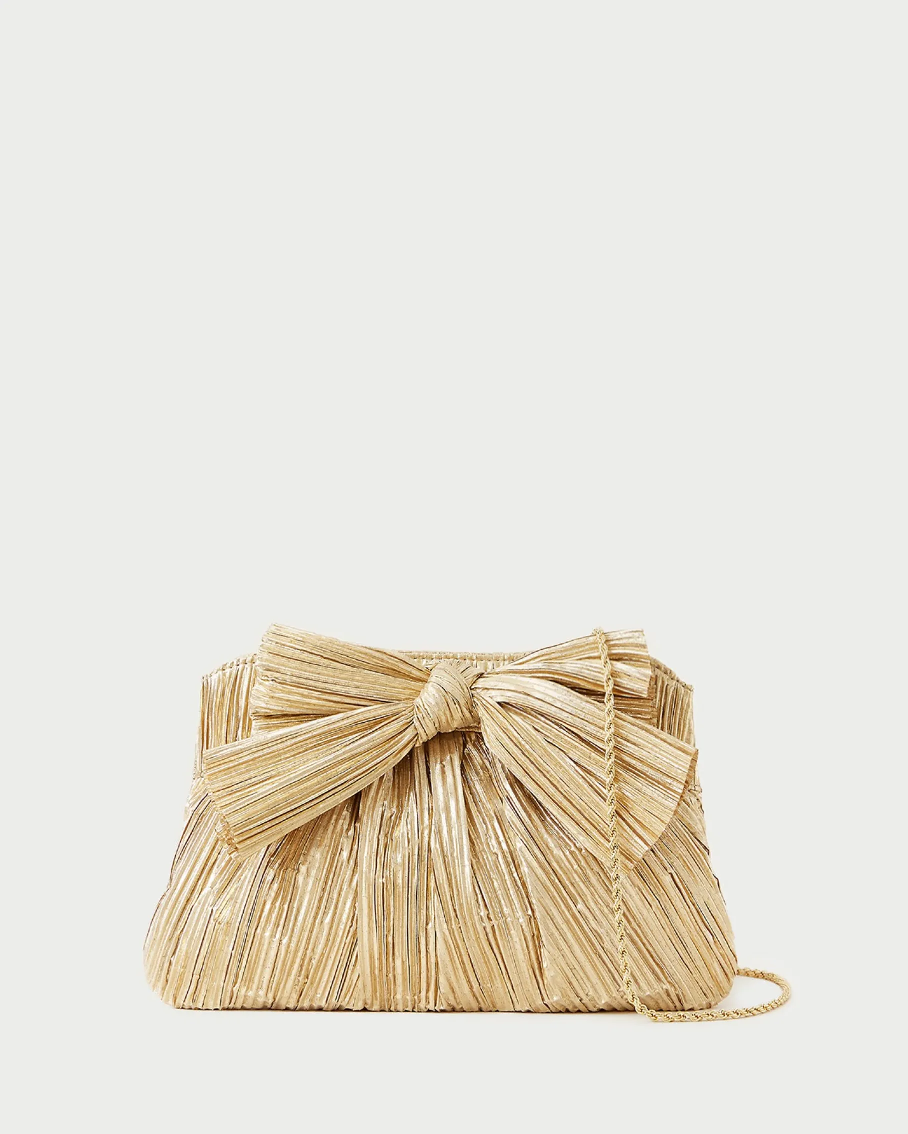 Rayne Pearl Bow Clutch
