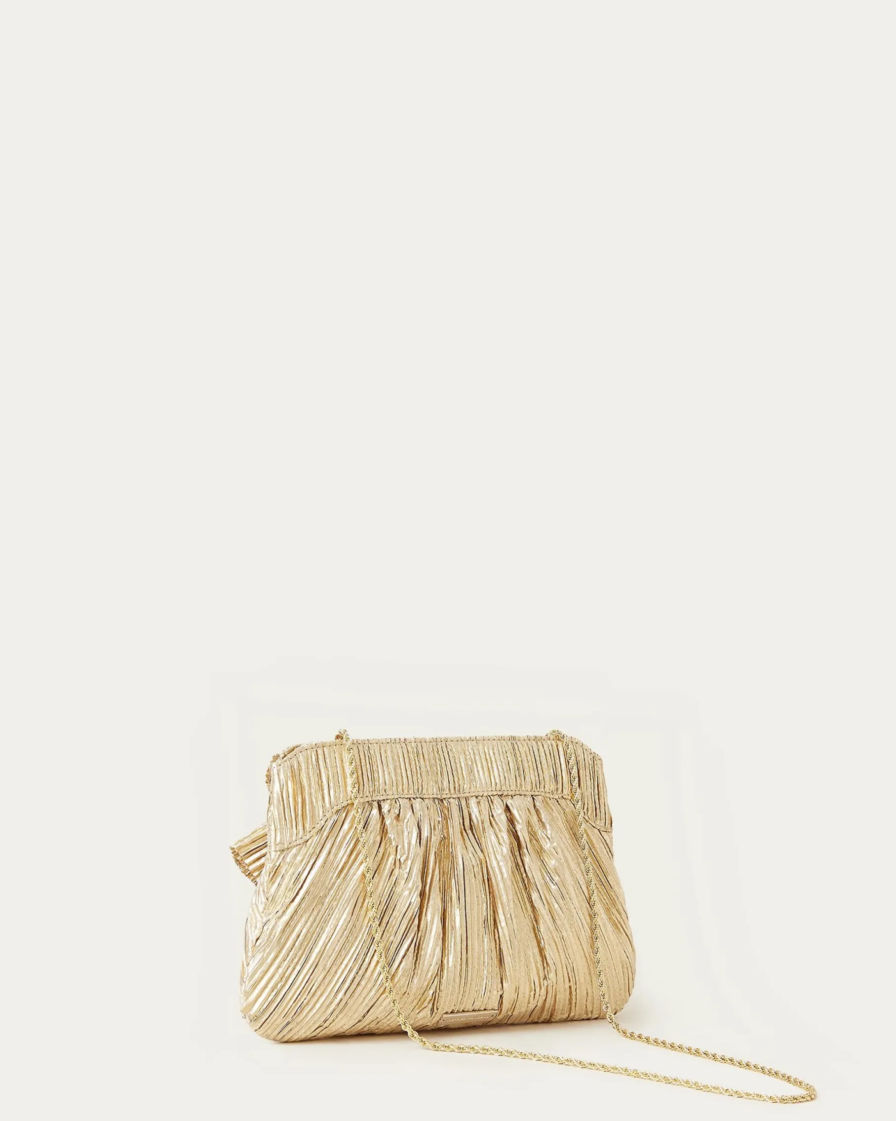 Rayne Pearl Bow Clutch