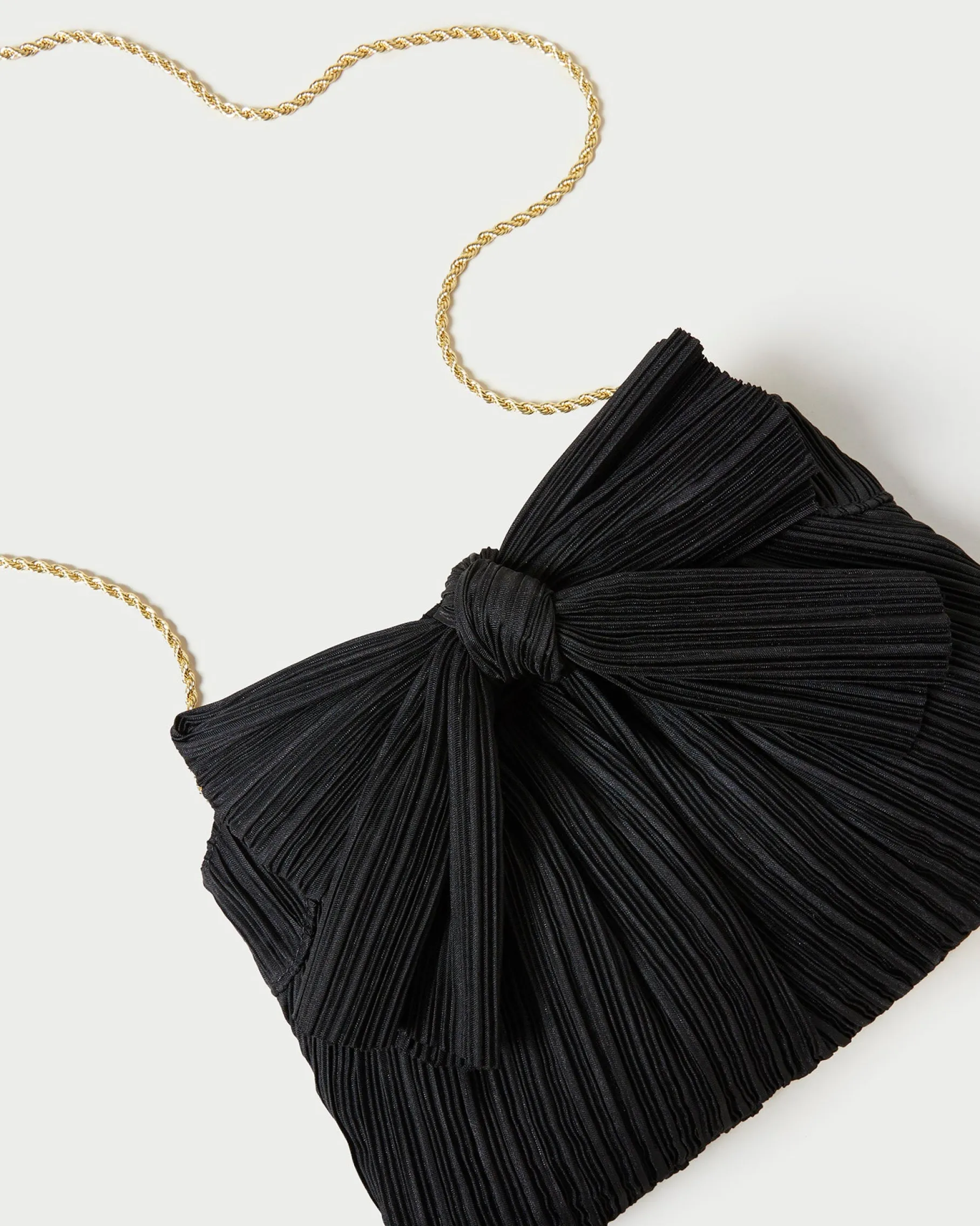 Rayne Pearl Bow Clutch