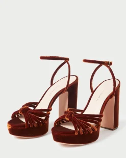 Rivka Cacao Knot Platform Sandal