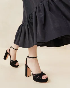 Rivka Cacao Knot Platform Sandal