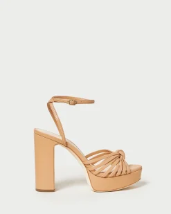 Rivka Cacao Knot Platform Sandal