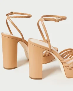 Rivka Cacao Knot Platform Sandal