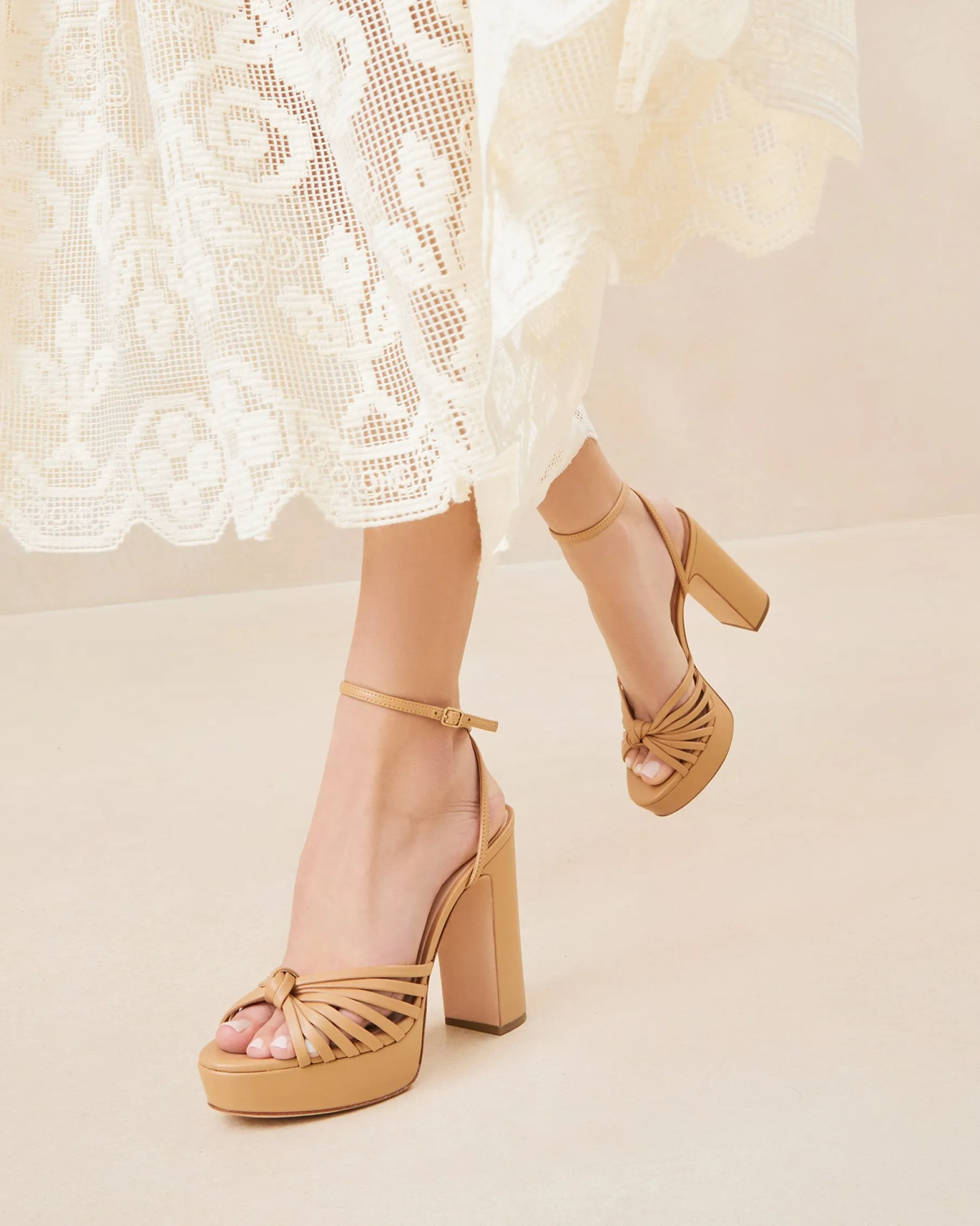 Rivka Sienna Knot Platform Sandal