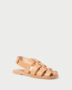 Sawyer Honey Leather Caged Sandal