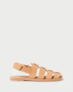 Sawyer Honey Leather Caged Sandal
