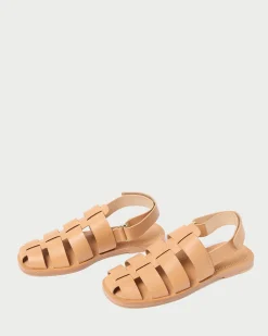 Sawyer Honey Leather Caged Sandal