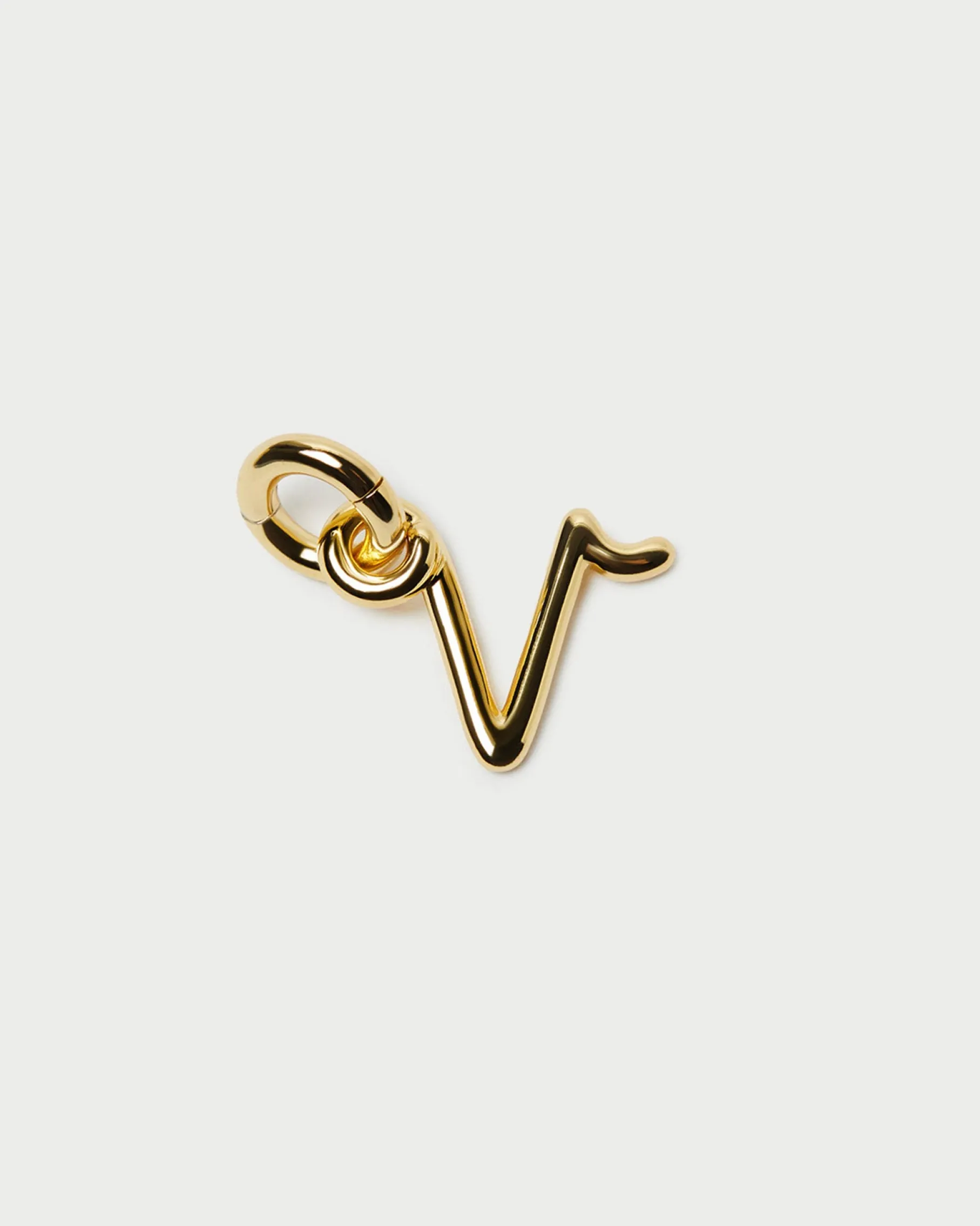 Small Gold Letter "B" Charm