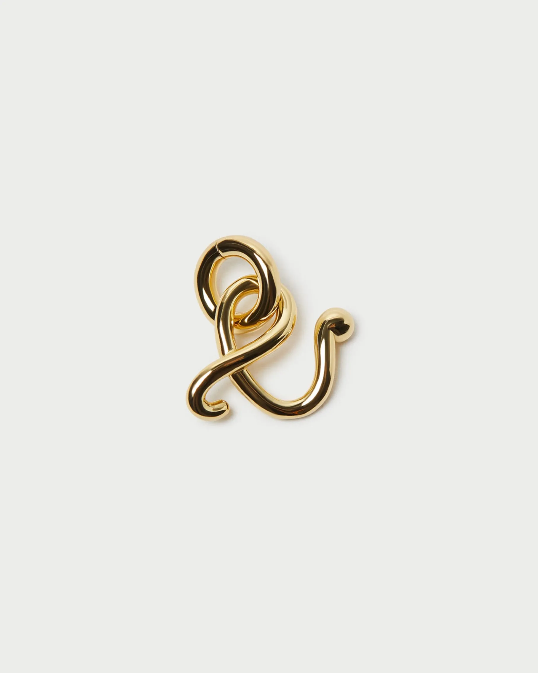 Small Gold Letter "B" Charm