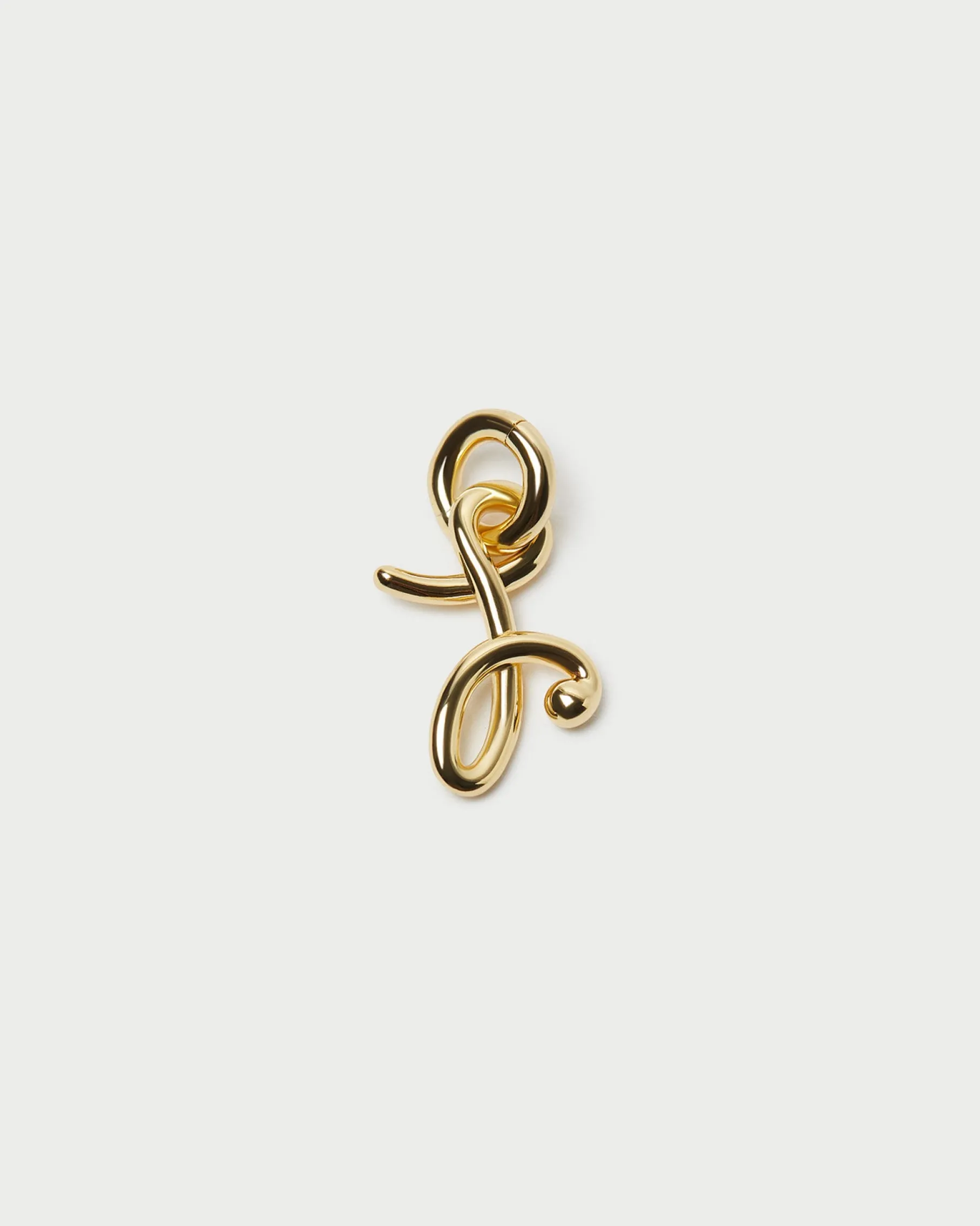 Small Gold Letter "B" Charm