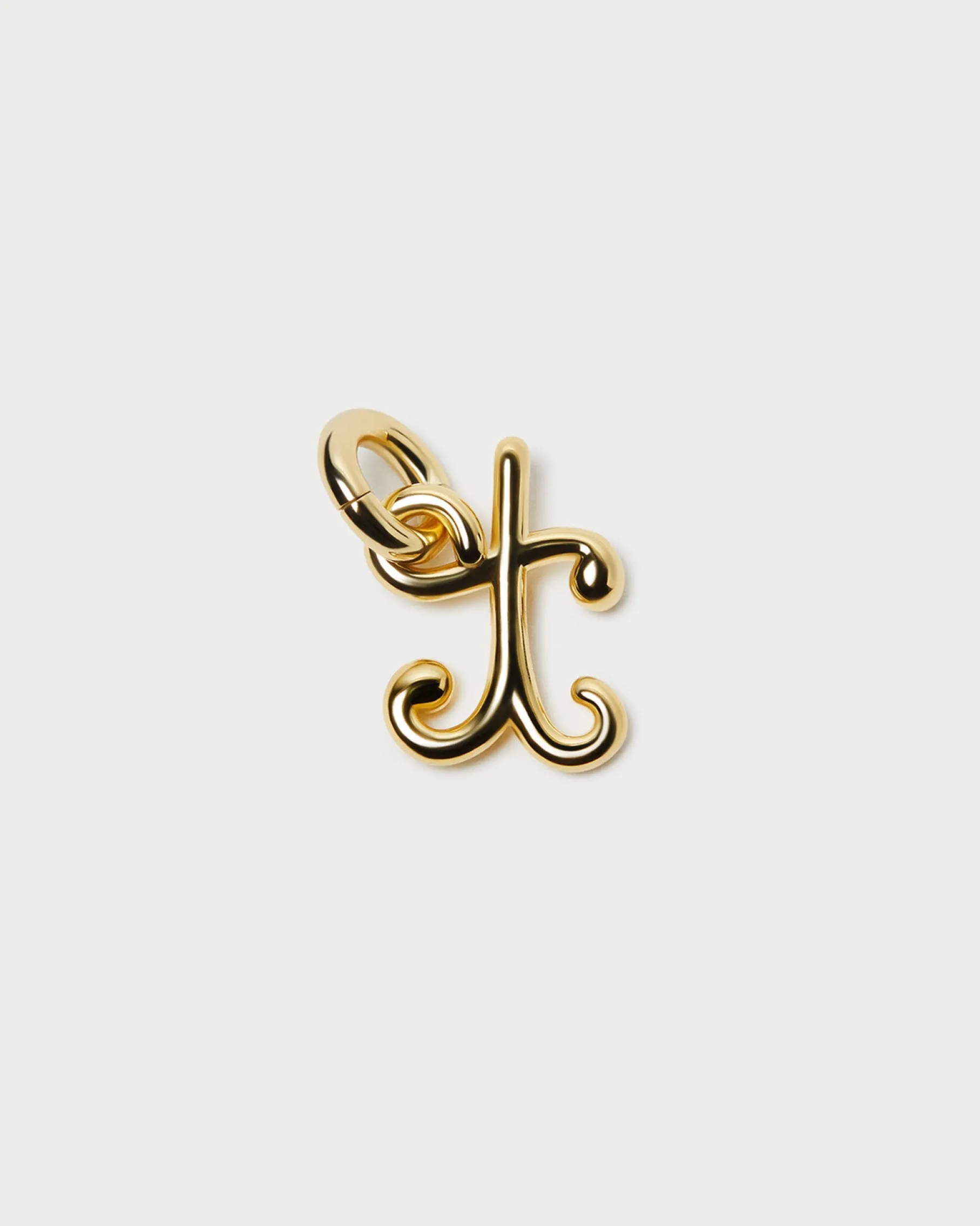 Small Gold Letter "C" Charm