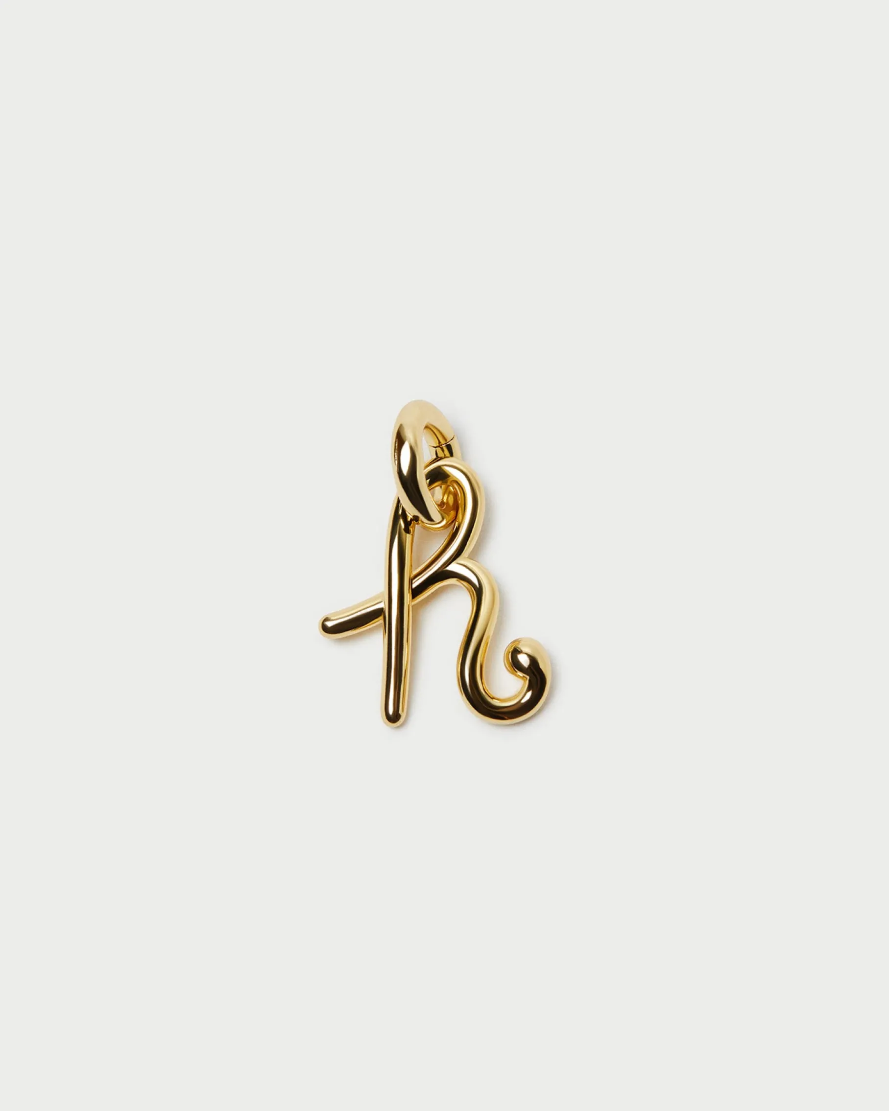 Small Gold Letter "C" Charm
