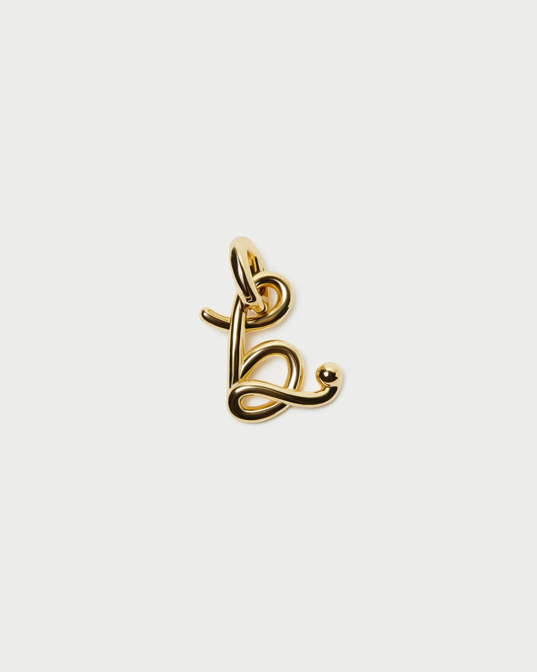 Small Gold Letter "D" Charm