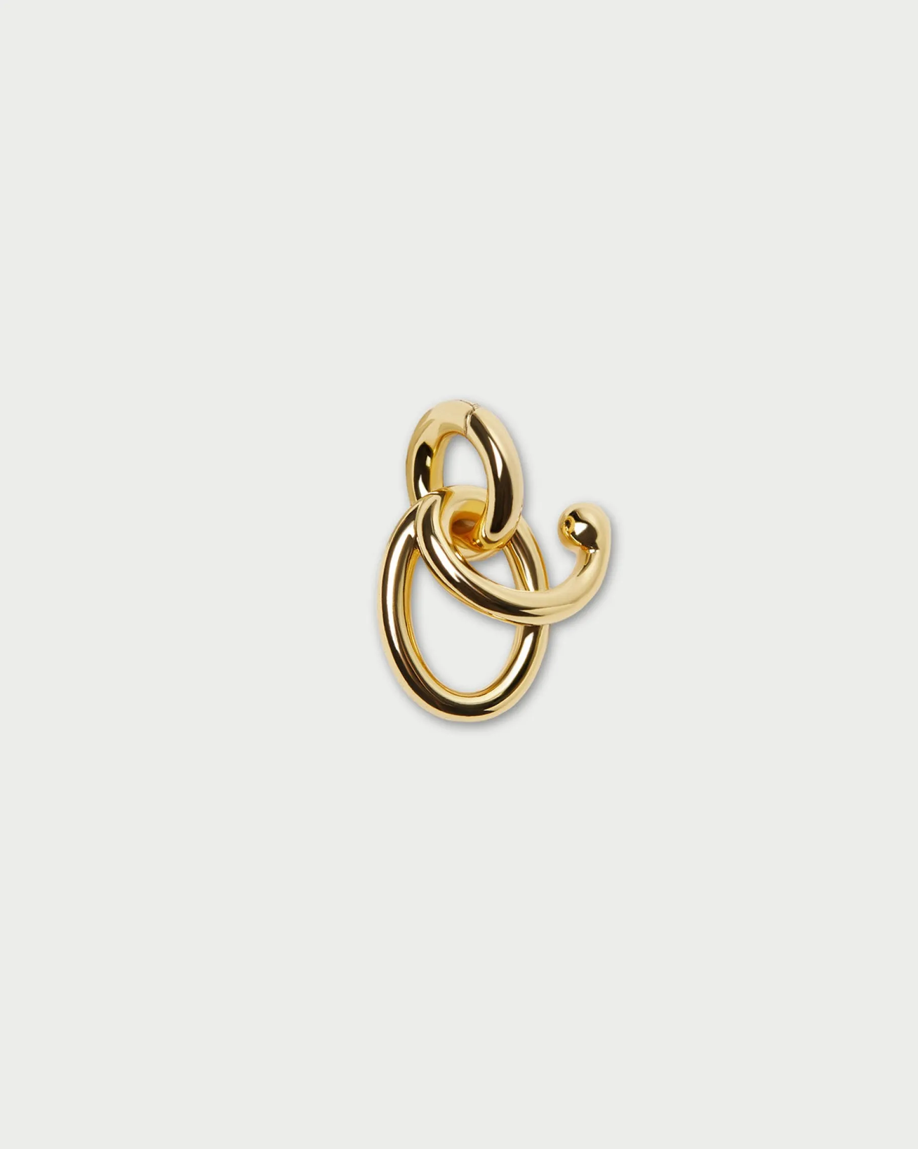 Small Gold Letter "D" Charm