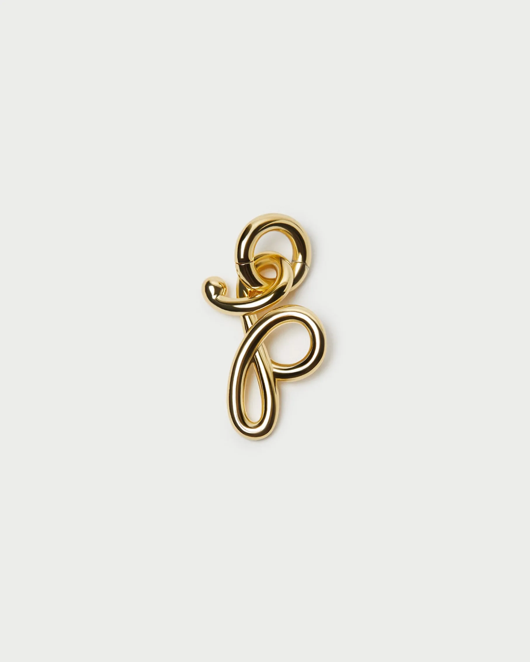 Small Gold Letter "D" Charm
