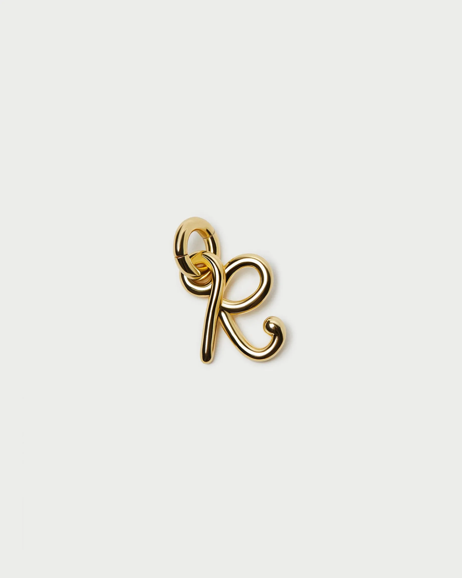 Small Gold Letter "D" Charm