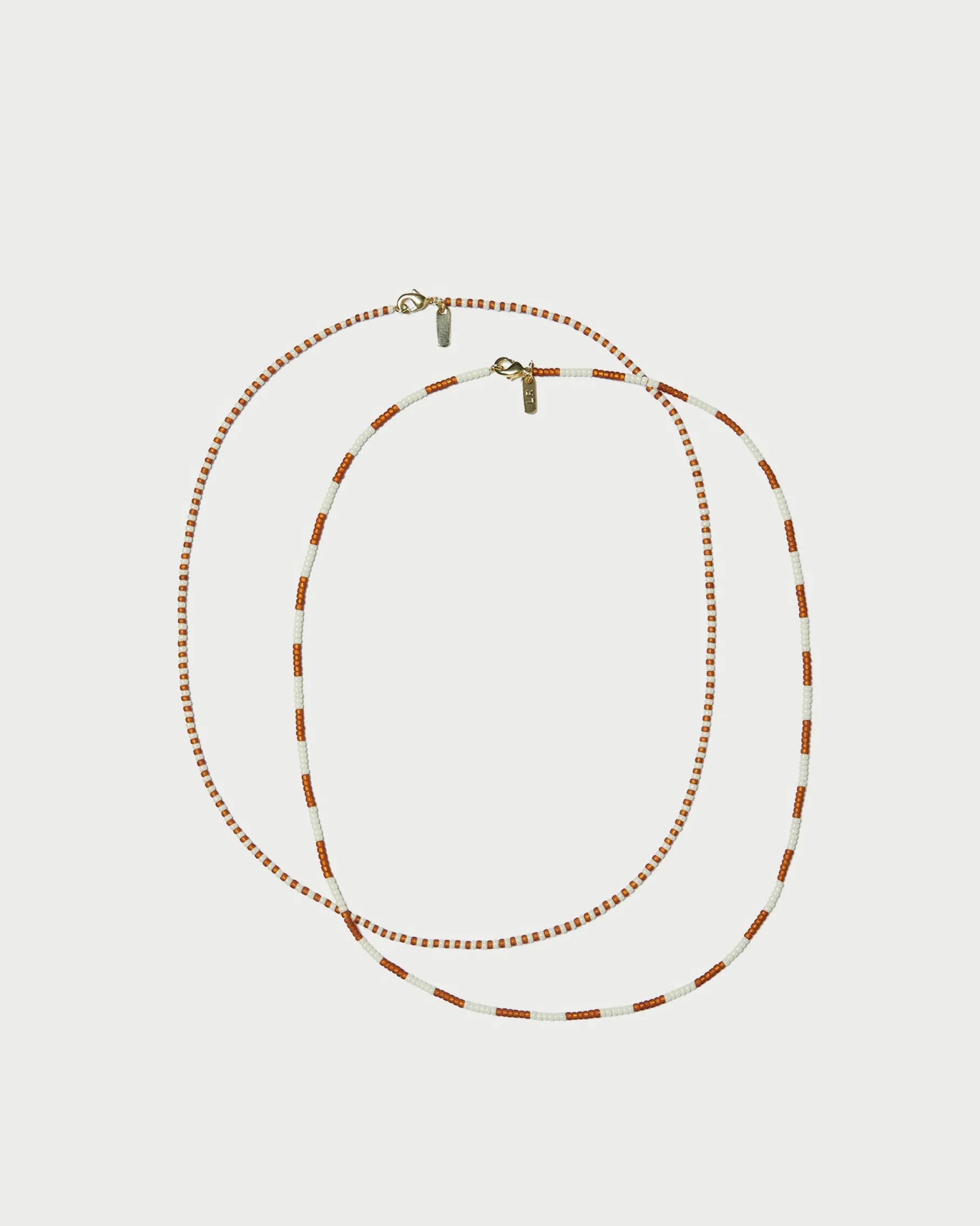 Soo Amber/Cream Necklace Set