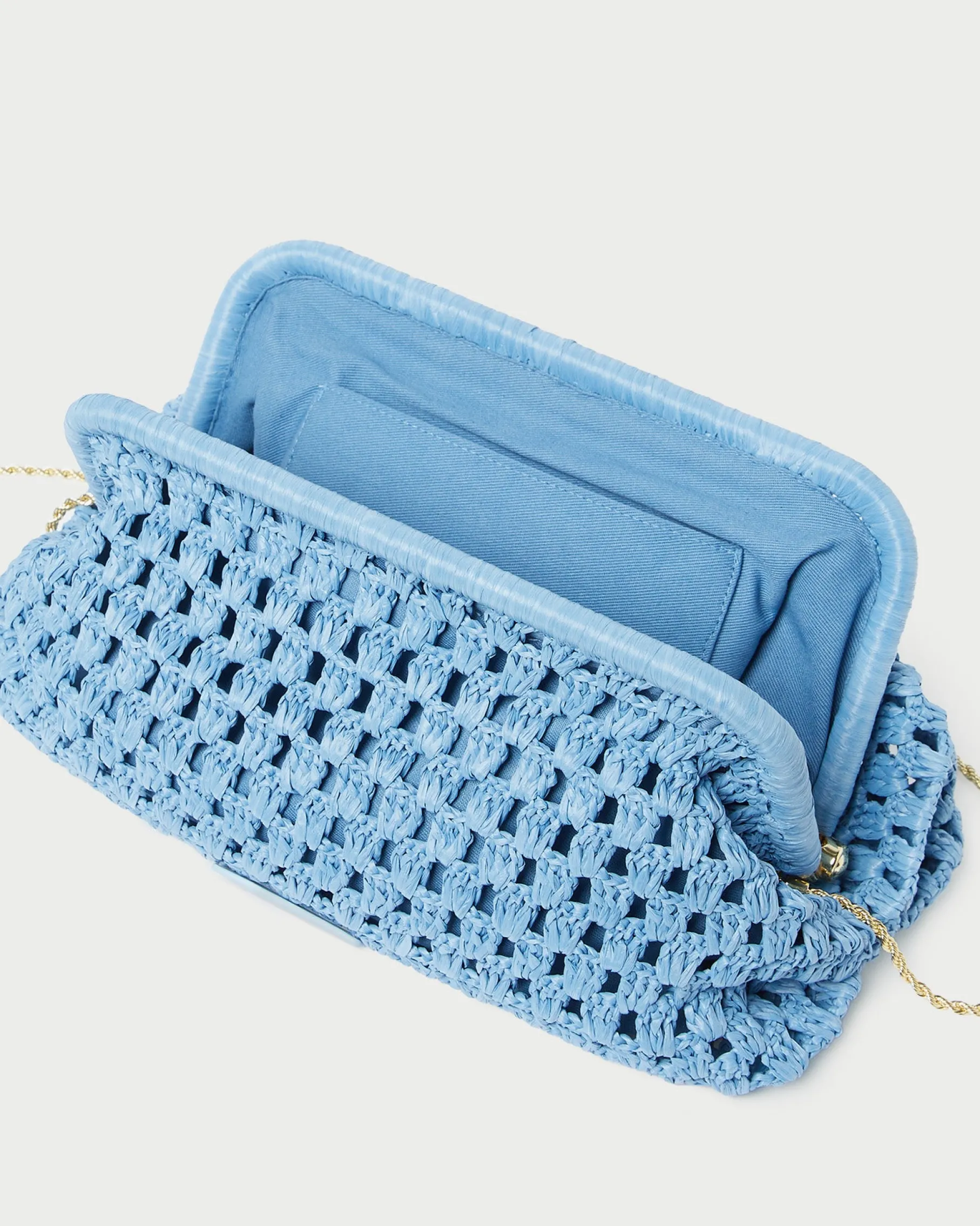 Trudie Natural Frame Clutch