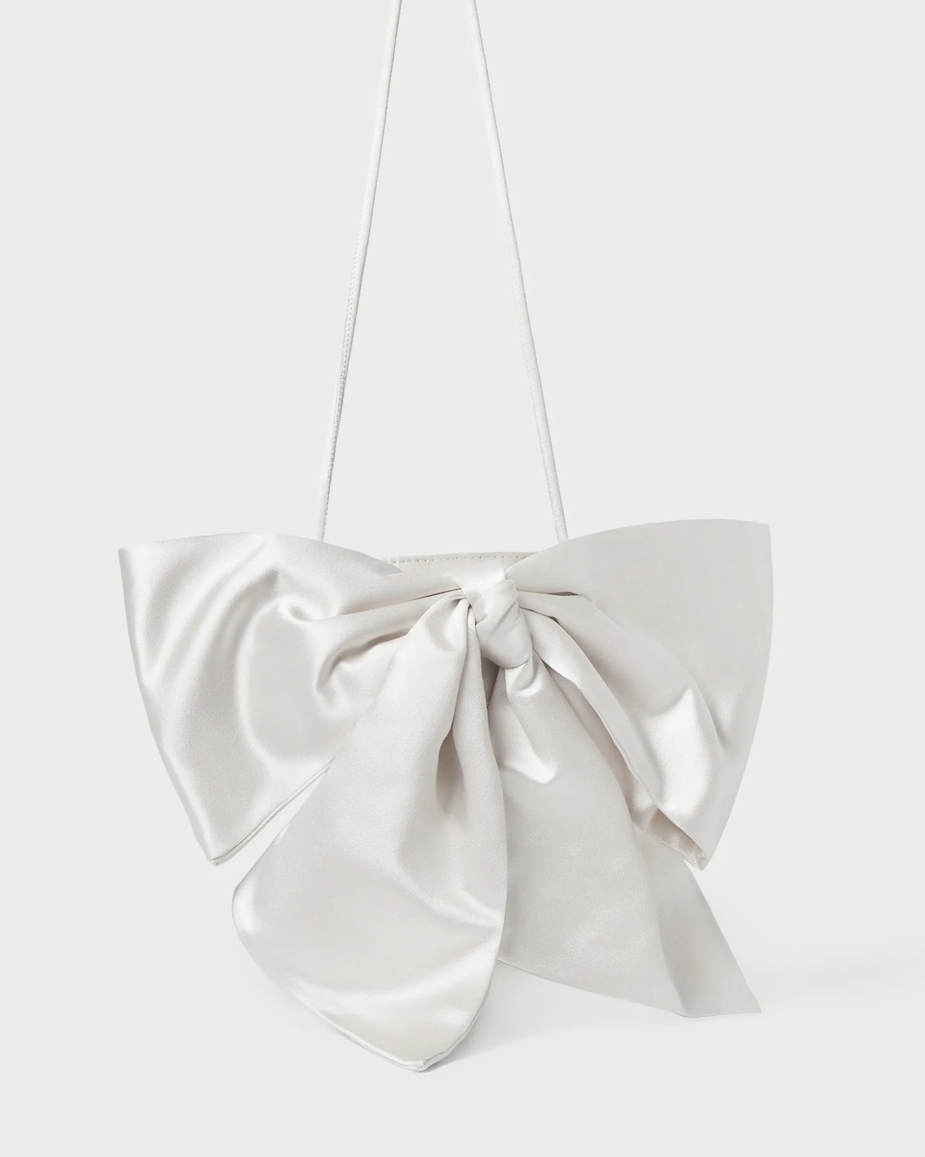 Violet Cream Woven Bow Crossbody