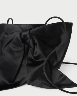 Violet Gold Diamanté Bow Crossbody