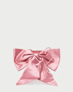 Violet Gold Diamanté Bow Crossbody